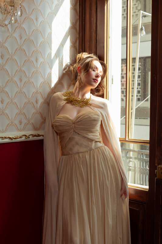 Chrysalis gown by Calliope Anemouli