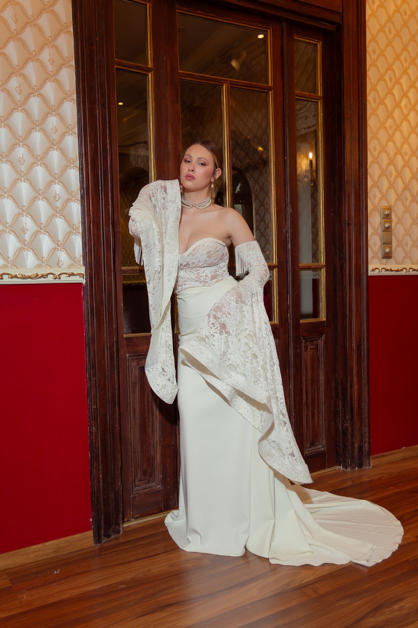 Seraphine Veil Gown by Calliope Anemouli