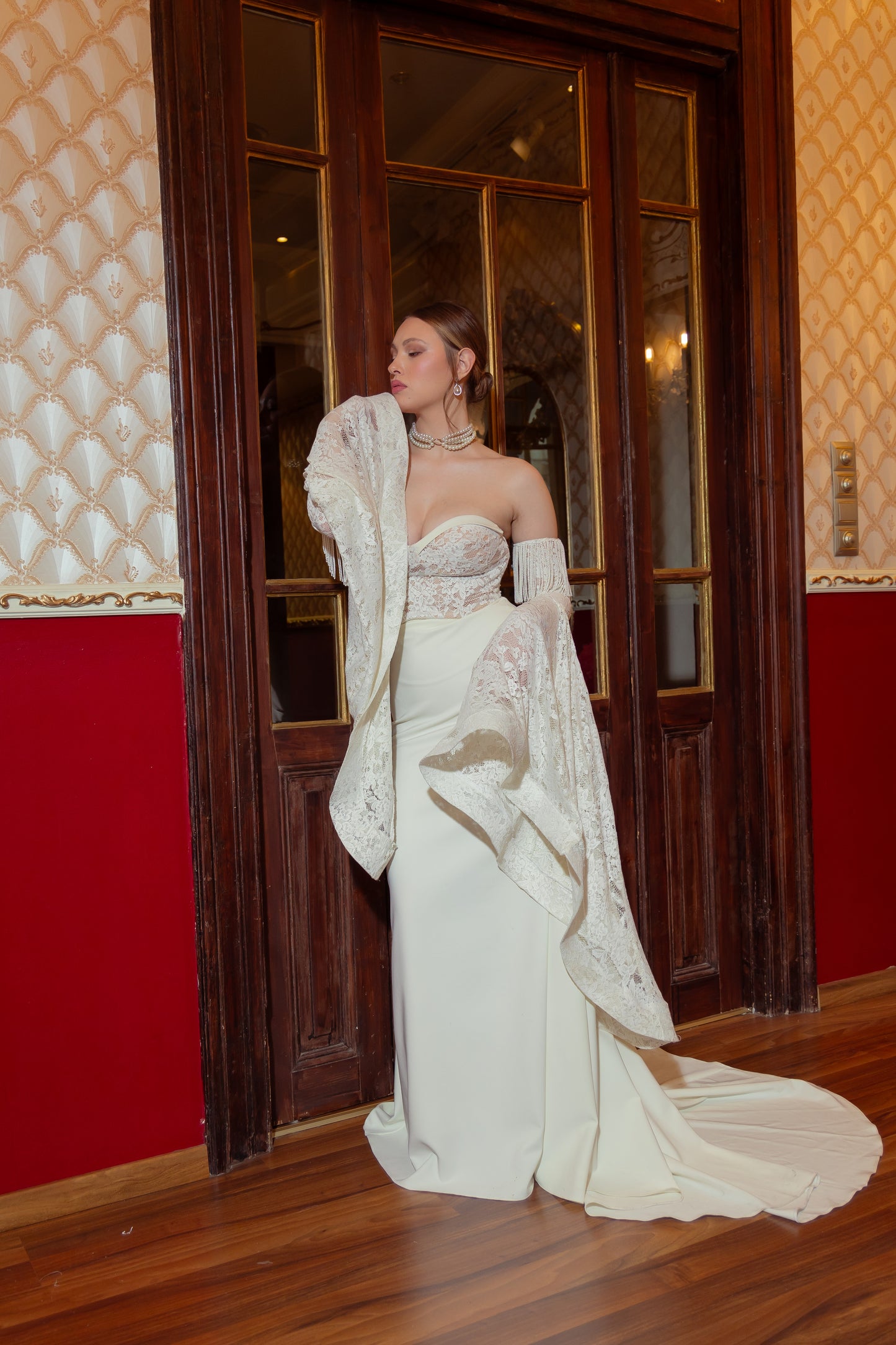 Seraphine Veil Gown by Calliope Anemouli