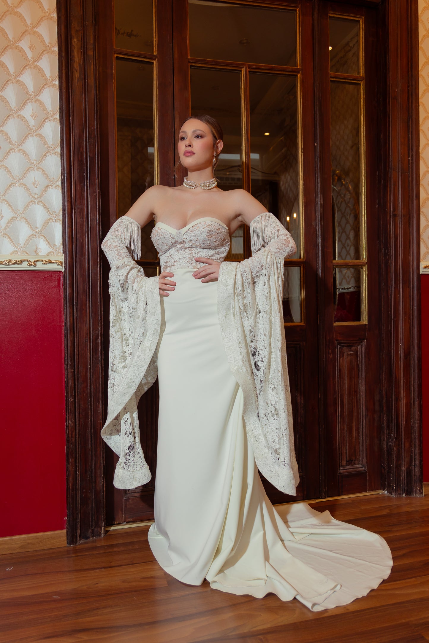 Seraphine Veil Gown by Calliope Anemouli