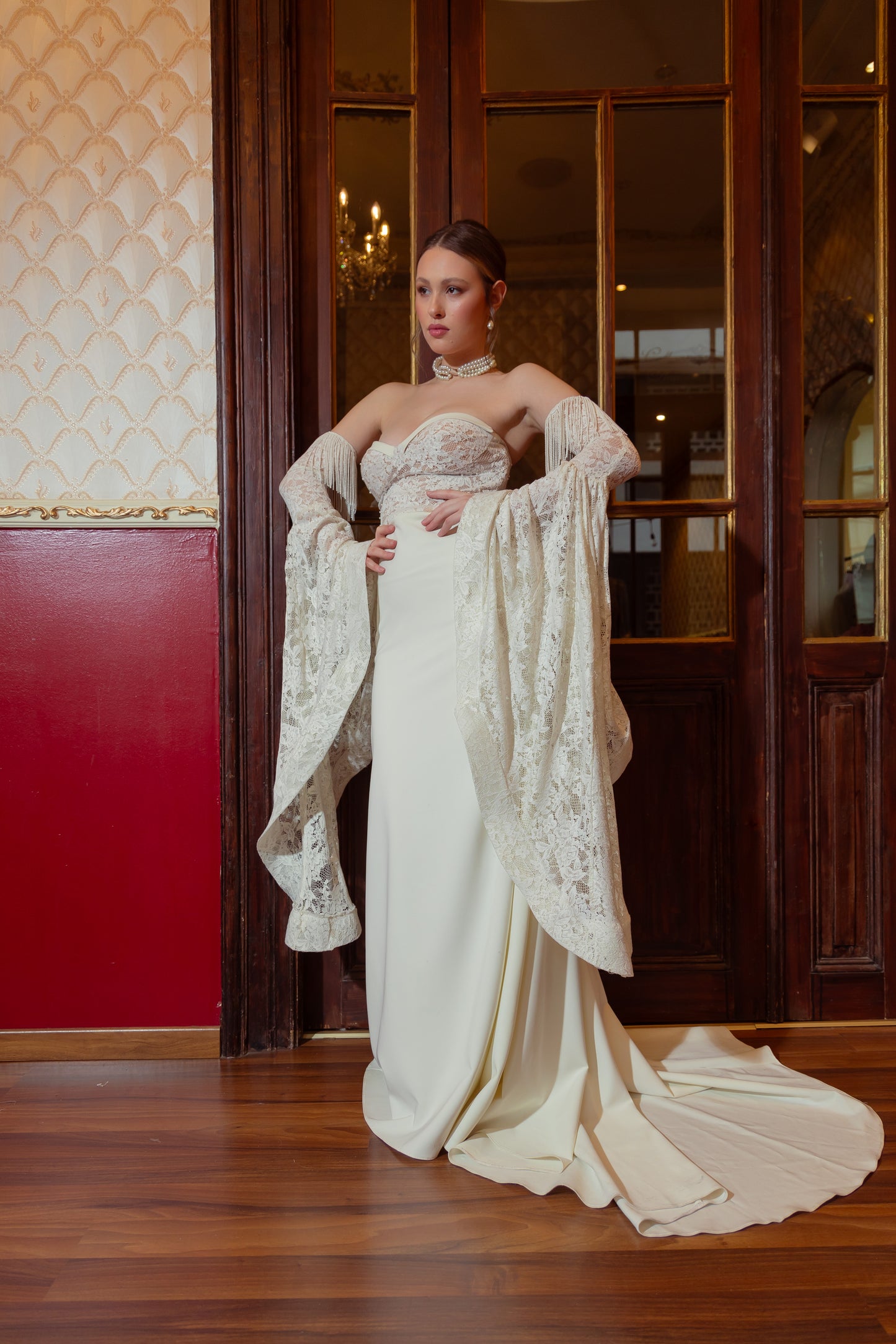 Seraphine Veil Gown by Calliope Anemouli