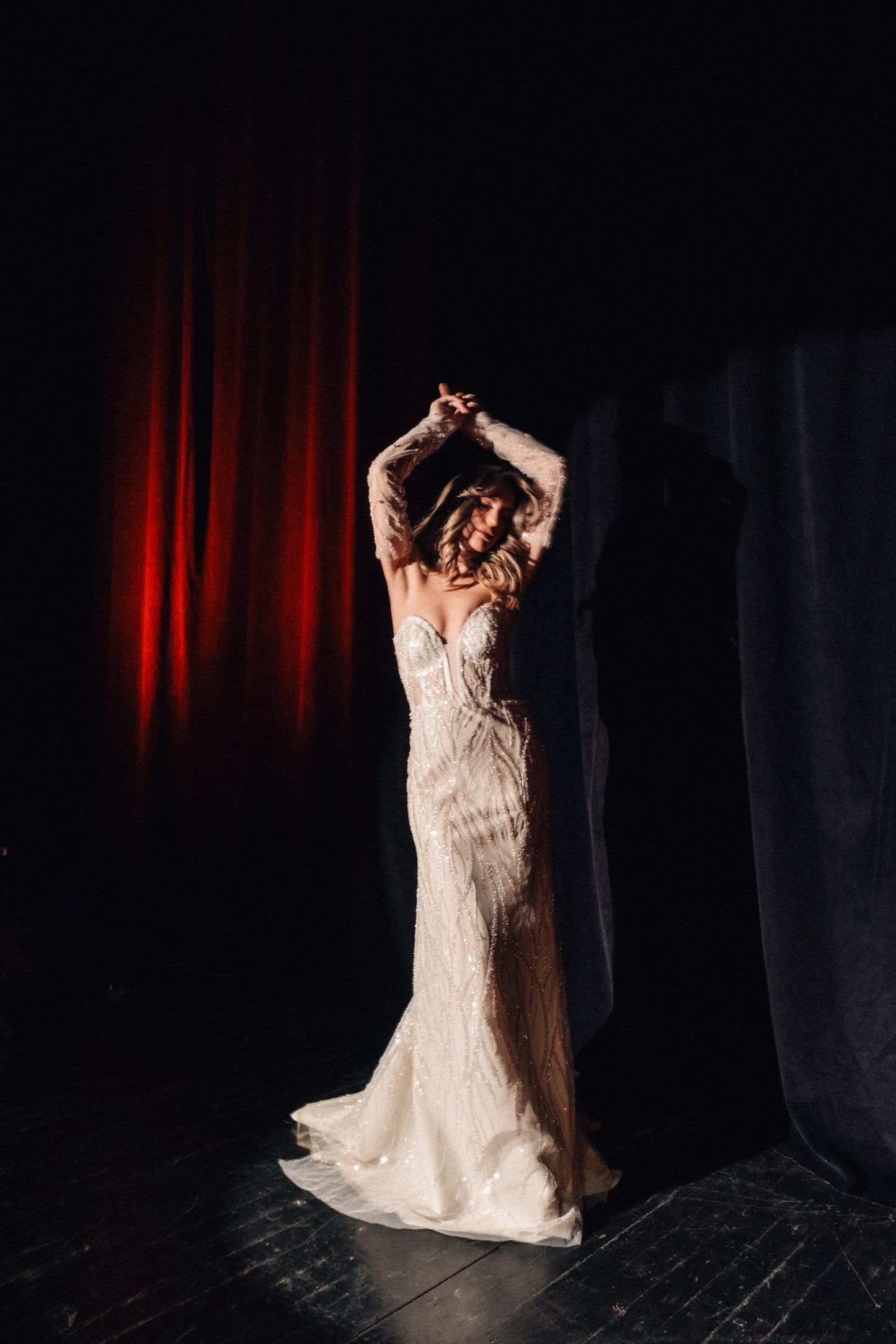 Nerina Beaded Mermaid Gown by Calliope Anemouli