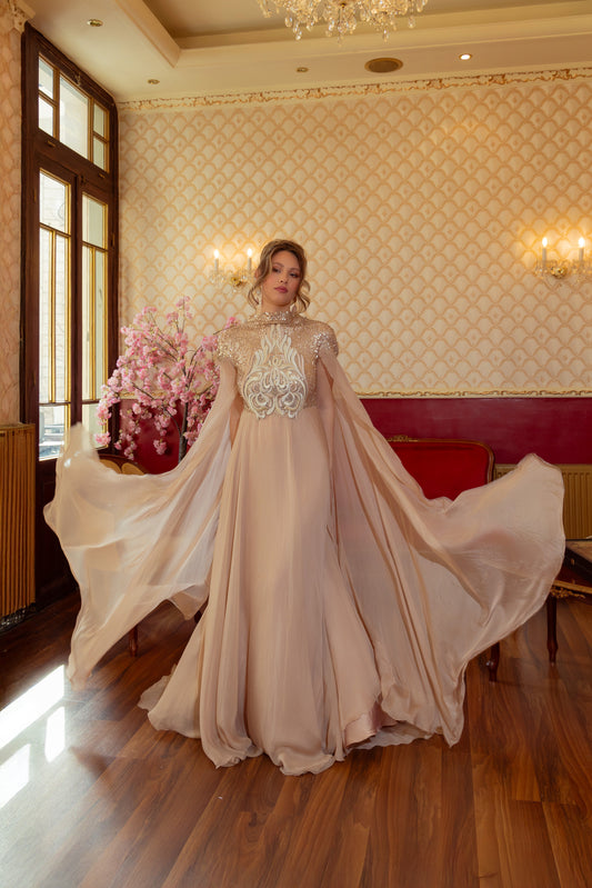 Eosine gown by Calliope Anemouli