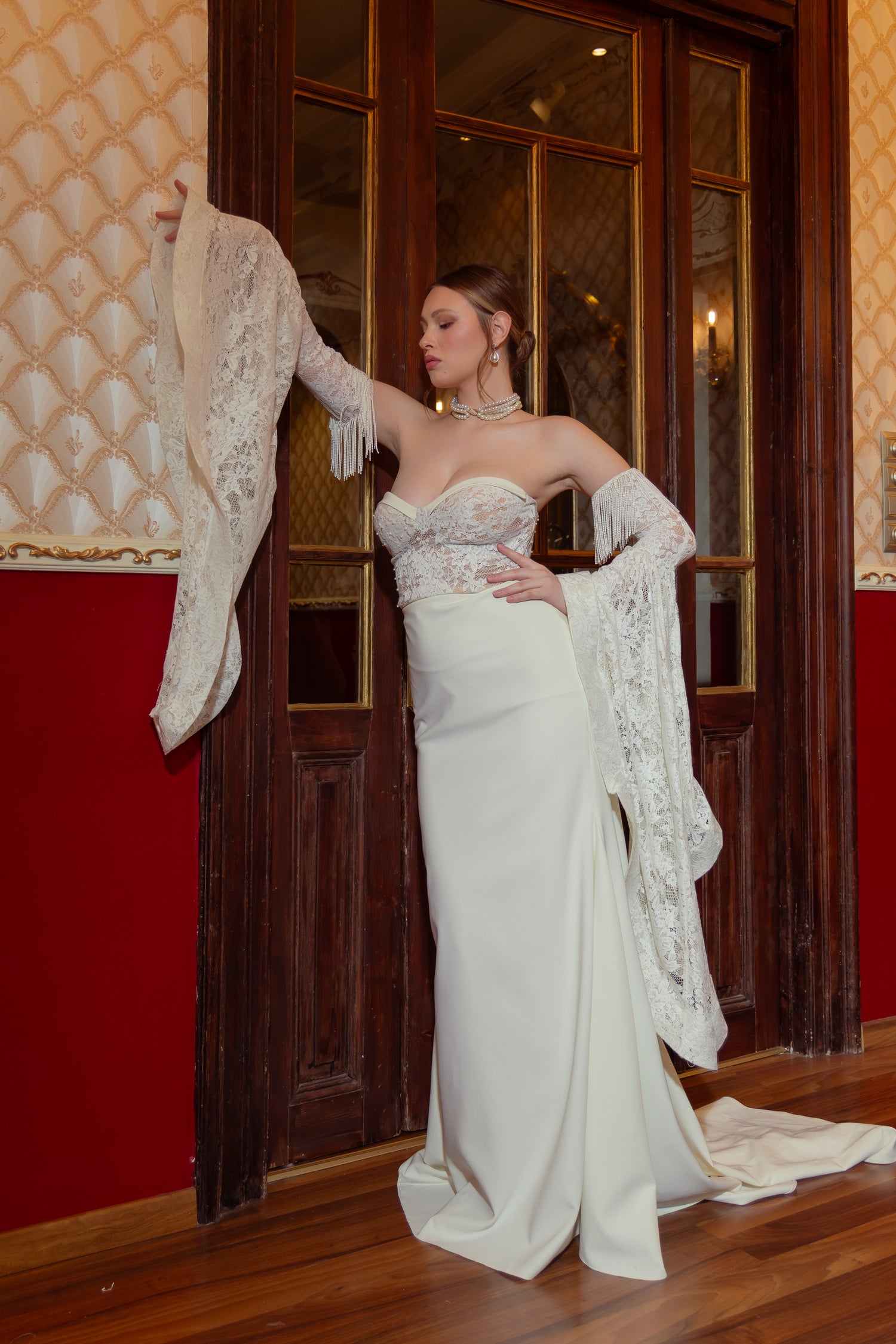 Seraphine Veil Gown by Calliope Anemouli