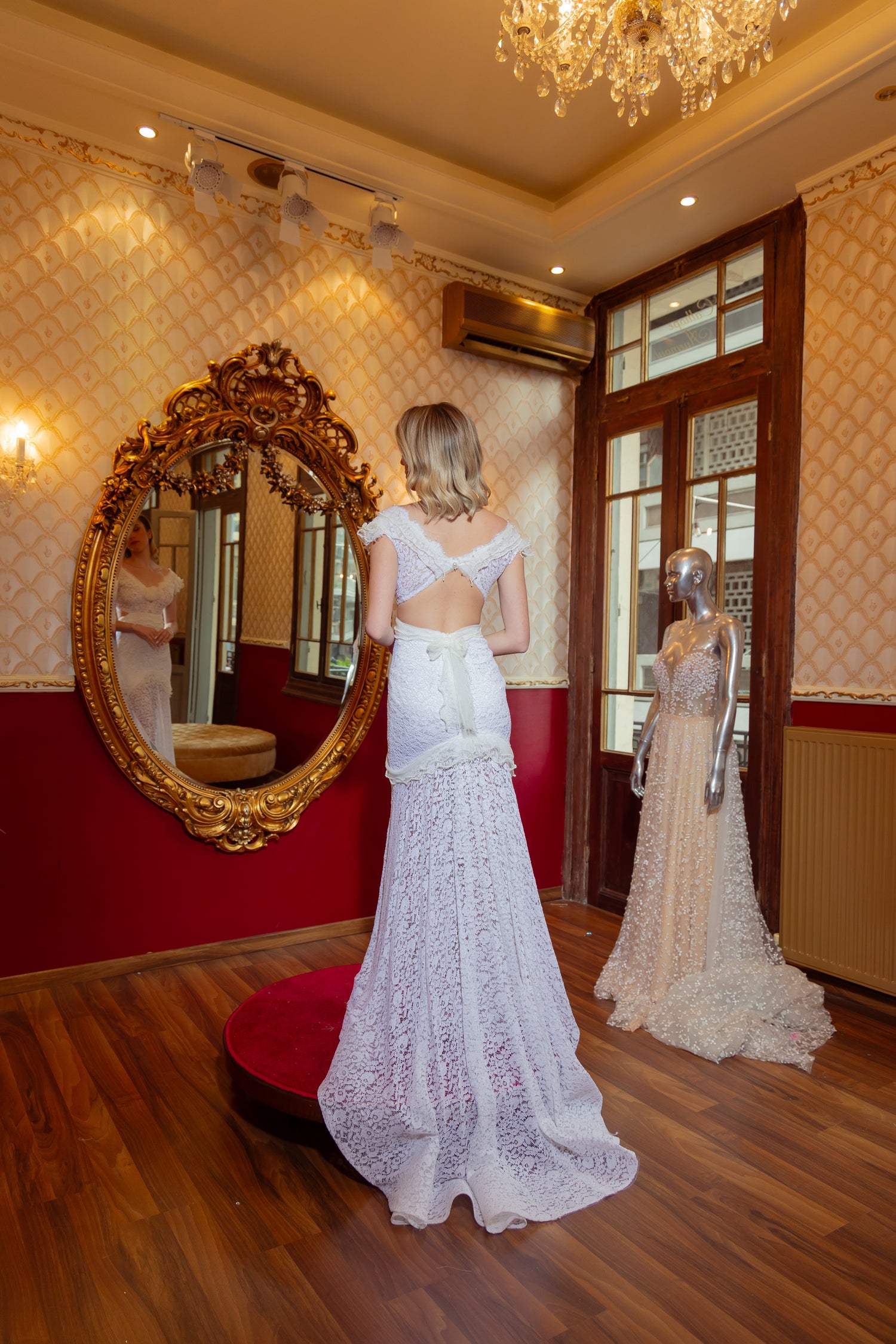 ELYSIA Lace Open Back Mermaid Bridal Gown by Calliope Anemouli