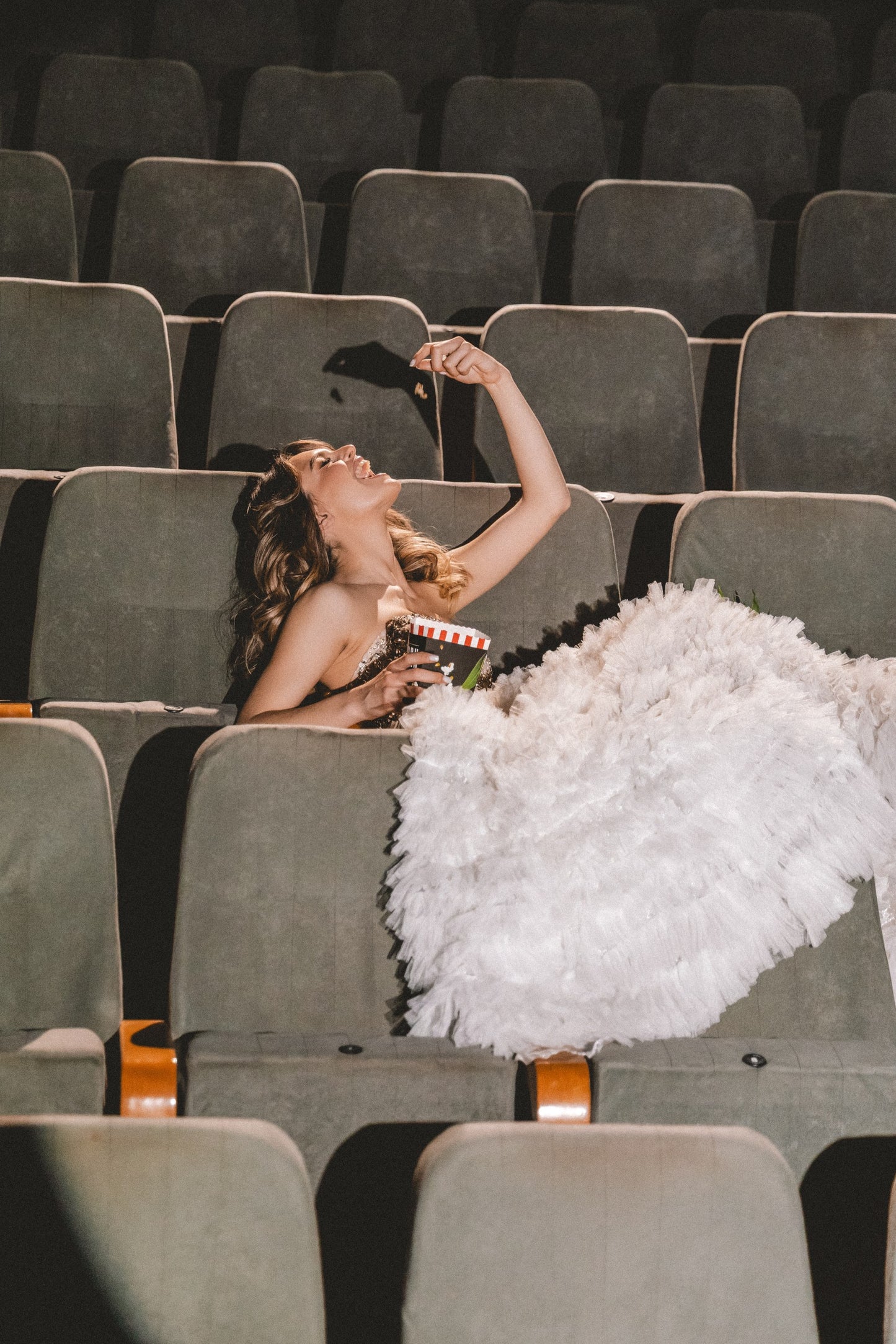 Rosavelle Feather Bloom Gown by Calliope Anemouli
