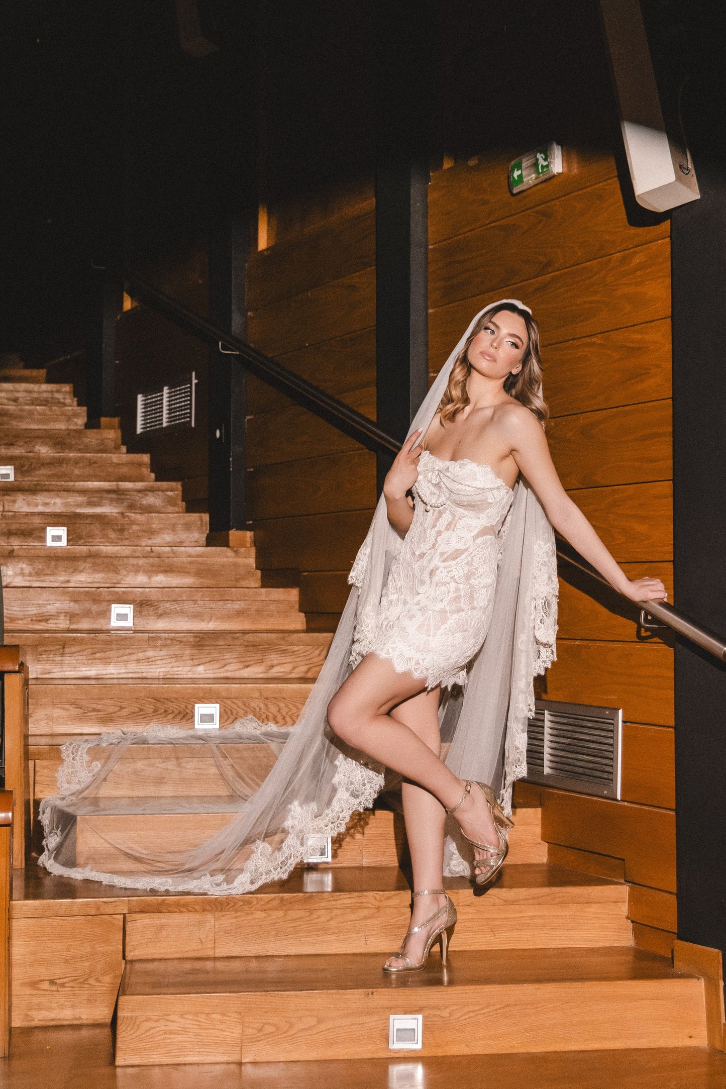Iliora High-Low Corset Gown by Calliope Anemouli
