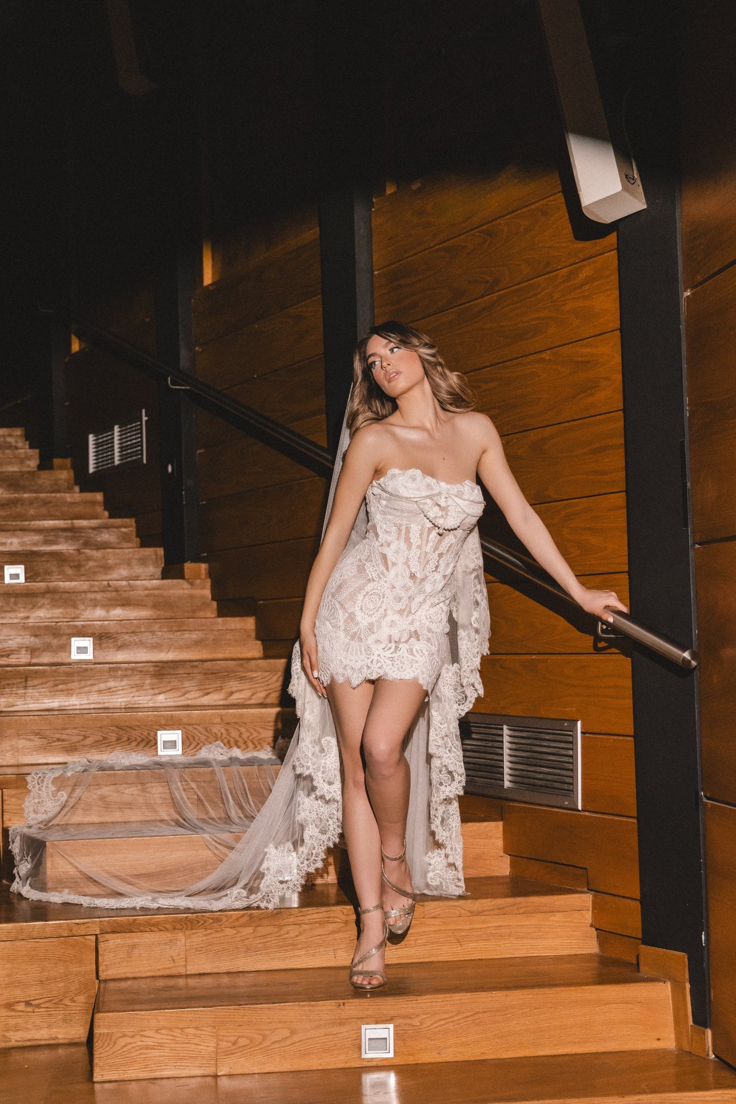 Iliora High-Low Corset Gown by Calliope Anemouli