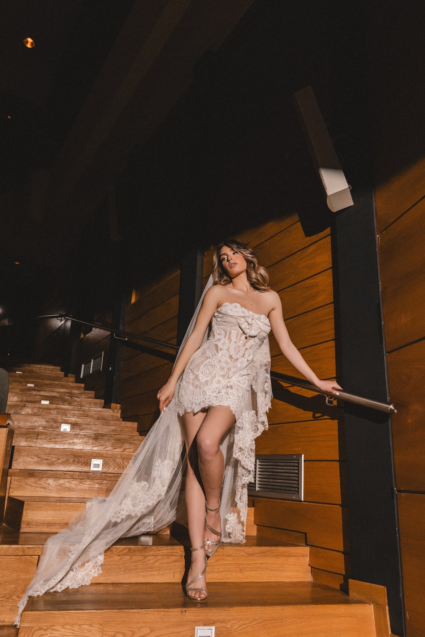 Iliora High-Low Corset Gown by Calliope Anemouli