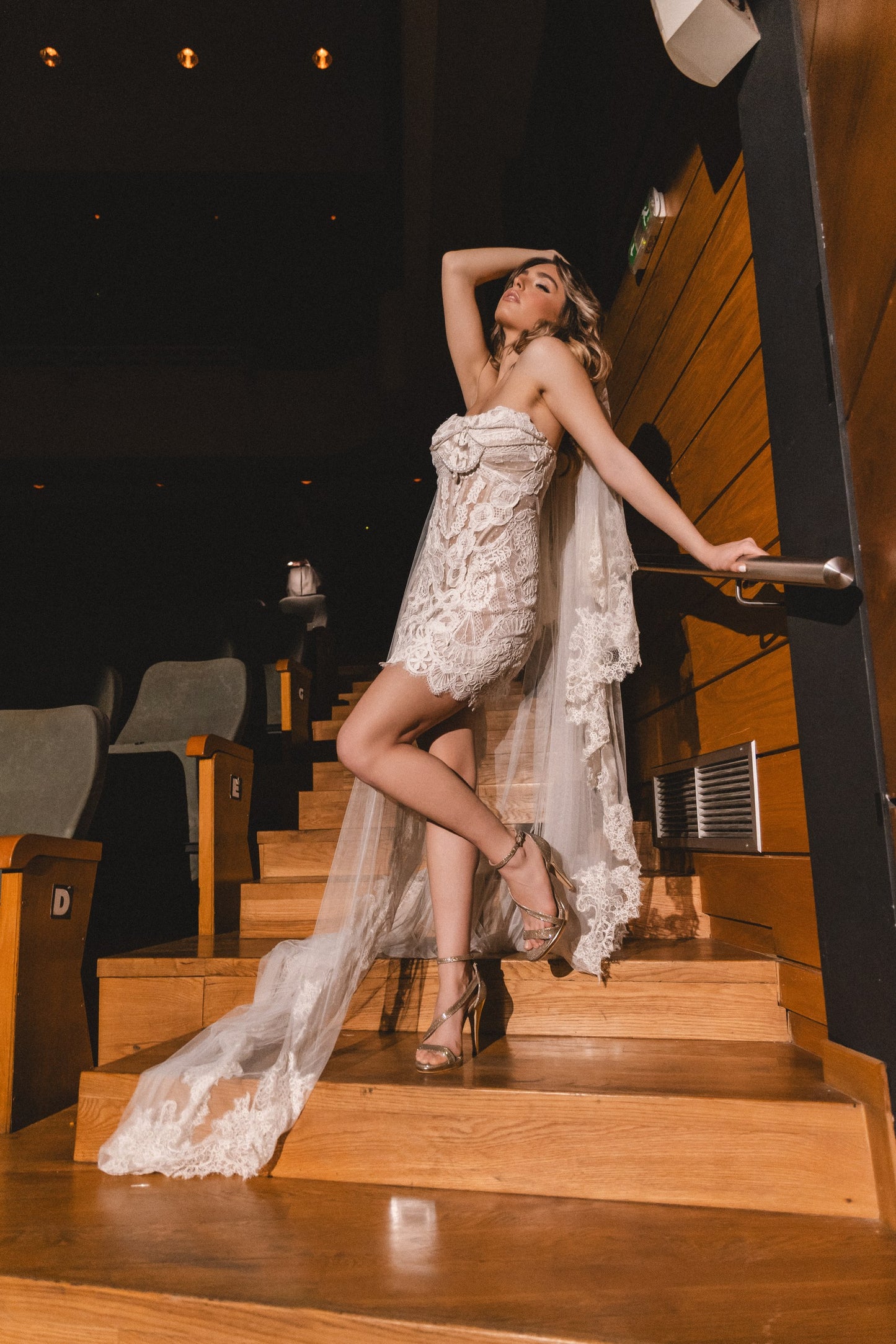 Iliora High-Low Corset Gown by Calliope Anemouli