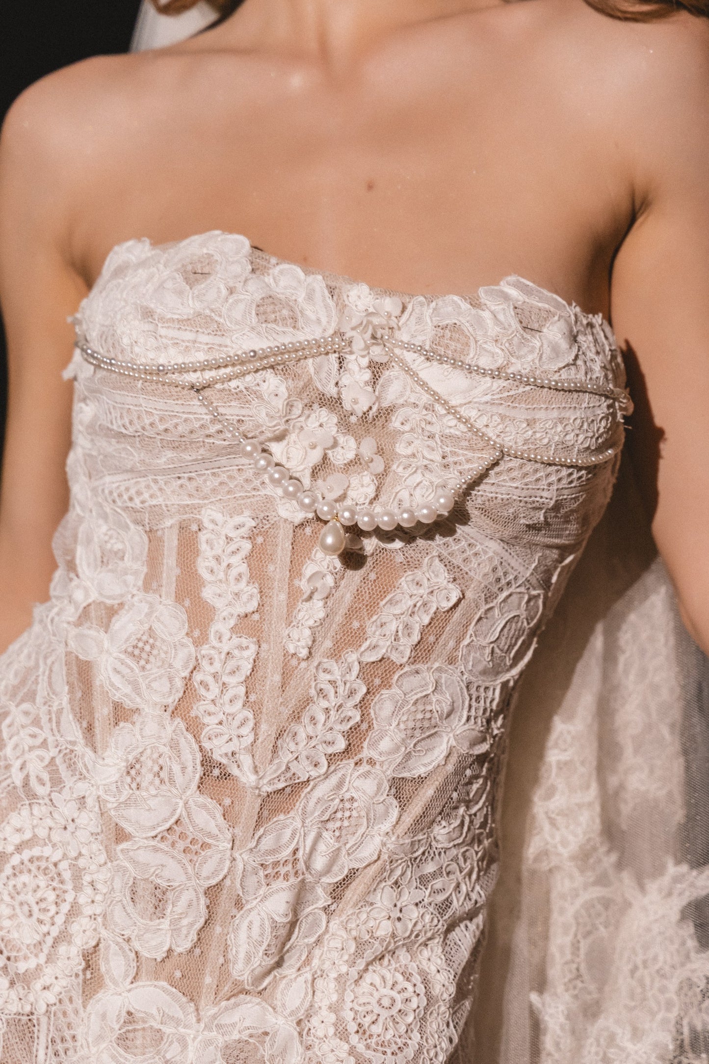 Iliora High-Low Corset Gown by Calliope Anemouli