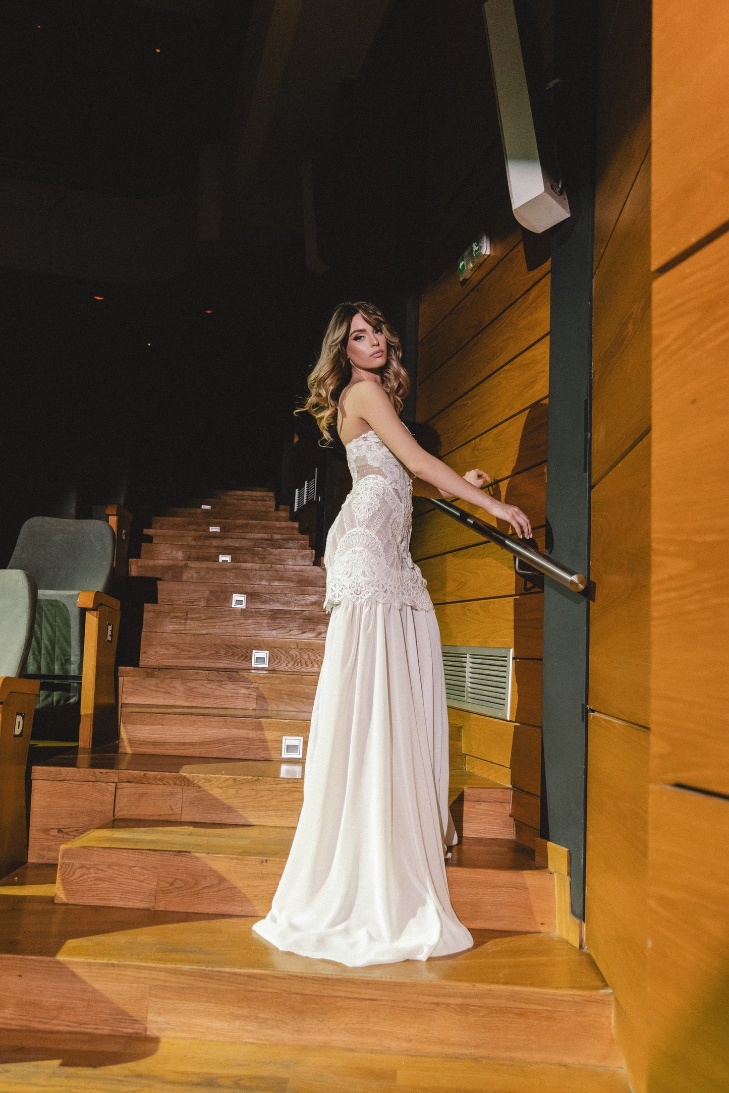 Nereida Open-Back Mermaid Gown by Calliope Anemouli