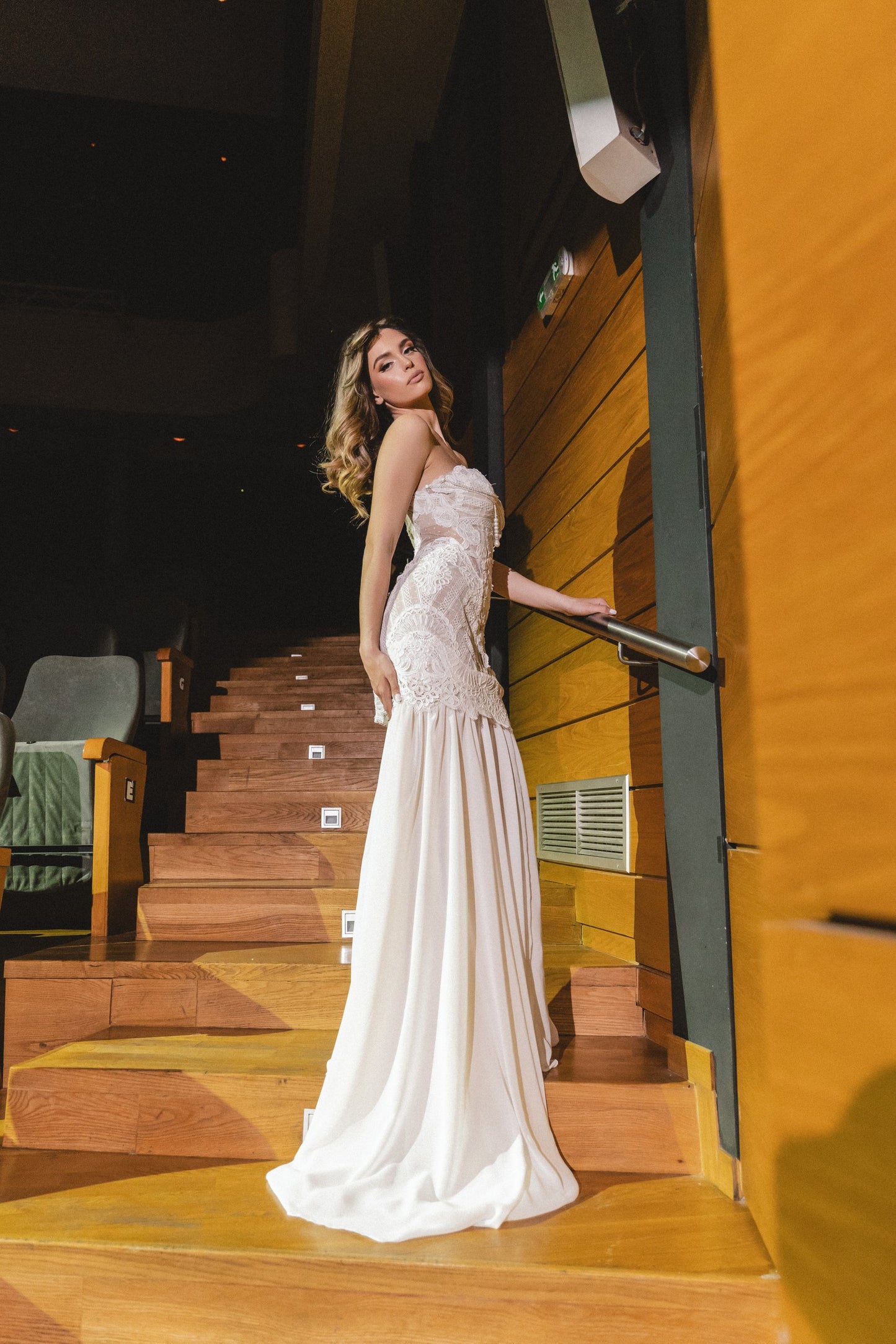 Nereida Open-Back Mermaid Gown by Calliope Anemouli