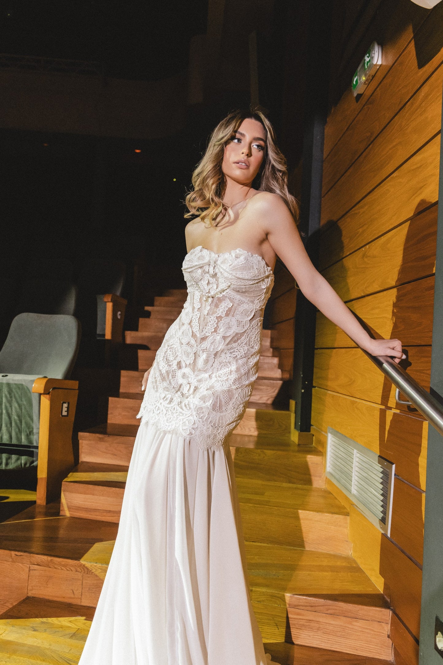 Nereida Open-Back Mermaid Gown by Calliope Anemouli