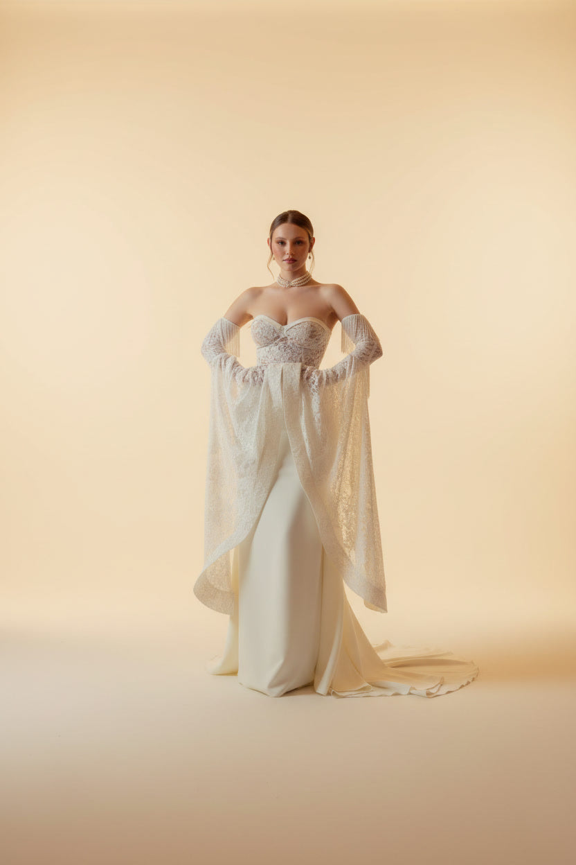 Seraphine Veil Gown by Calliope Anemouli